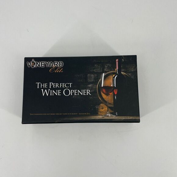 Vineyard Elite The Perfect Wine Opener, Aerator, Foil Cutter And Bottle Stopper - Picture 1 of 10